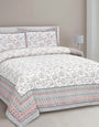 Jaipuri Printed Double Bed Bedsheet with Pillow Covers
