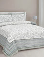 Jaipuri Printed Double Bed Bedsheet with Pillow Covers