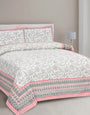 Jaipuri Printed Double Bed Bedsheet with Pillow Covers