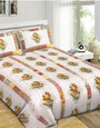 Jaipuri Printed Double Bed Bedsheet with Pillow Covers