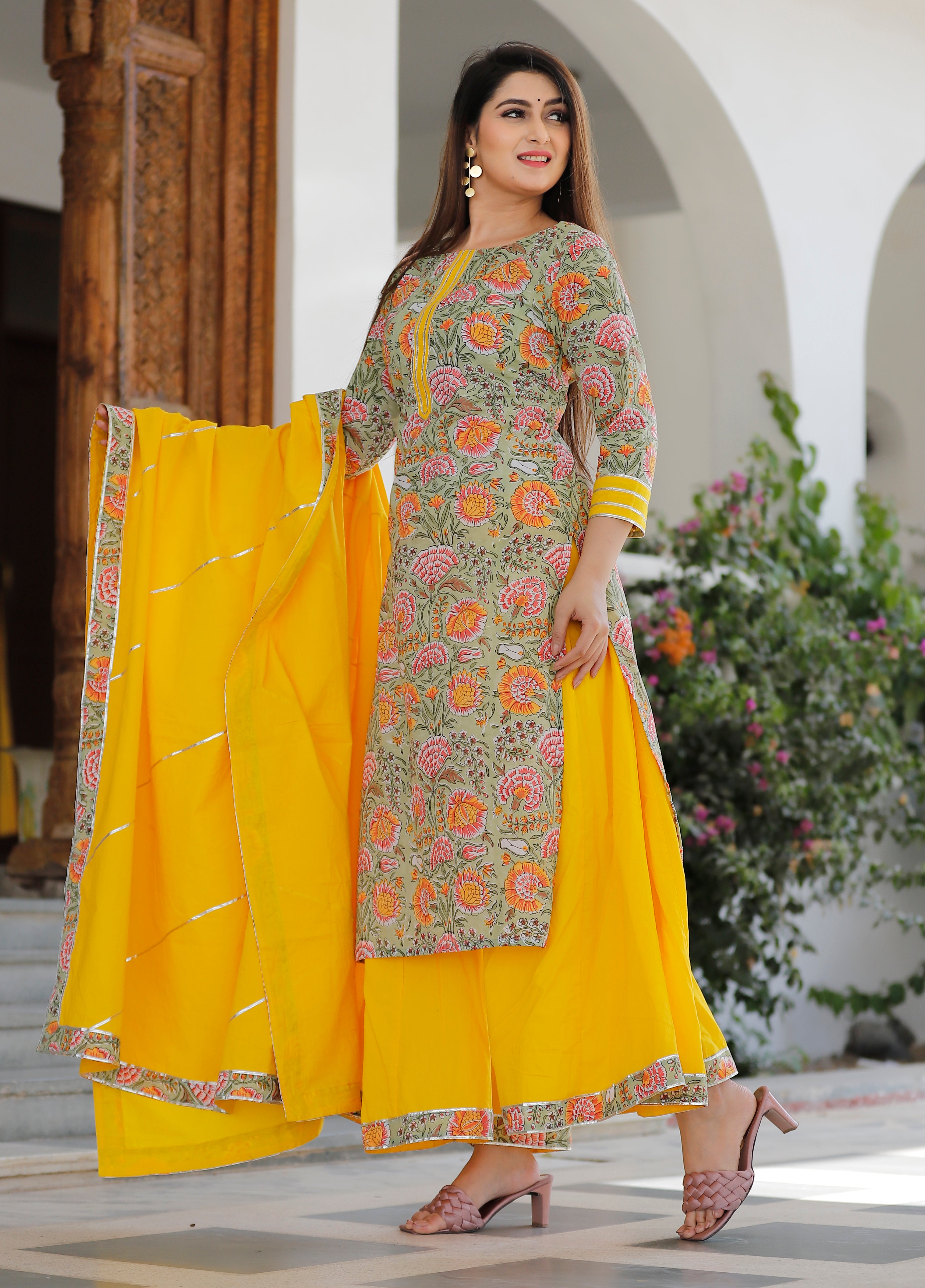 Tradition Reinventing Ethnic Wear with a Kurti and Palazzo fusion