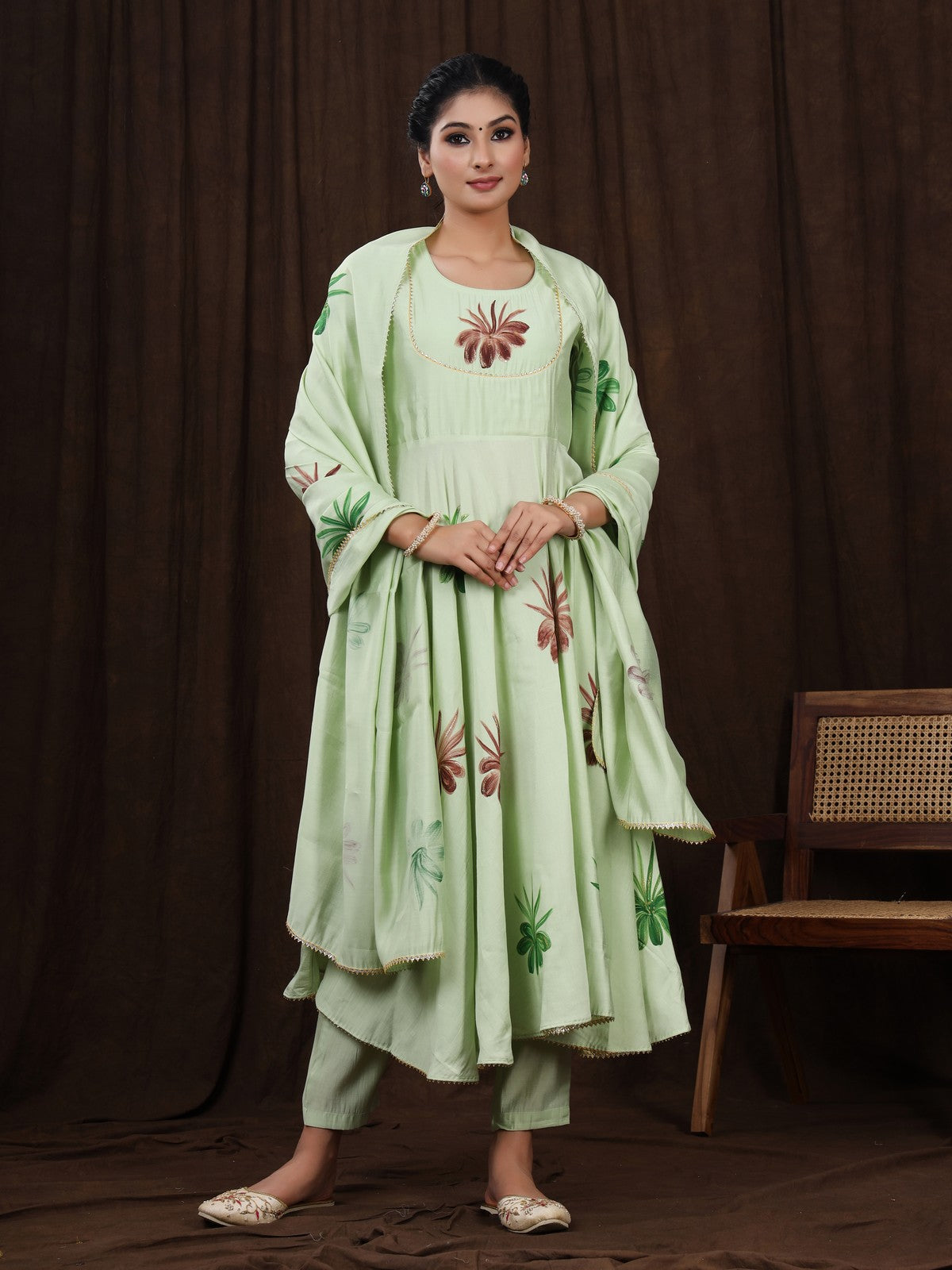 Buy Our Delicacy Handpainted Suit Set