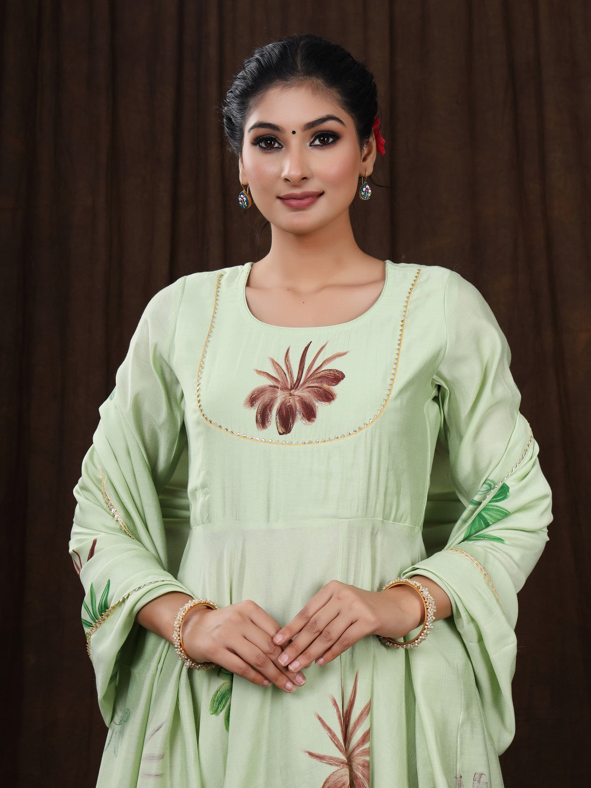 Buy Our Delicacy Handpainted Suit Set