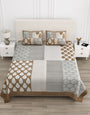 Jaipuri Printed King Size Double Bed Bedsheet with Pillow Covers