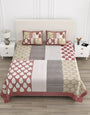 Jaipuri Printed King Size Double Bed Bedsheet with Pillow Covers