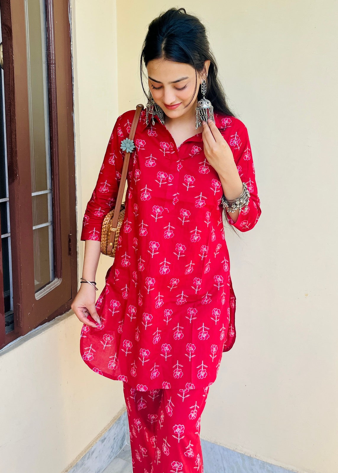 Cotton Hand Block Printed Co-Ord Set