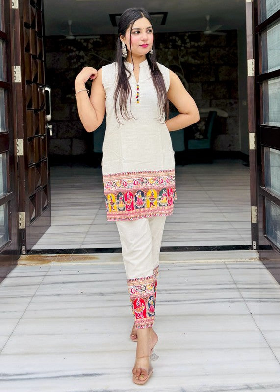 Buy Khadi Cotton Hand Block Print Co-Ord Set Online