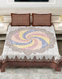 Jaipuri Printed King Size Double Bed Bedsheet with Pillow Covers