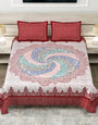 Jaipuri Printed King Size Double Bed Bedsheet with Pillow Covers