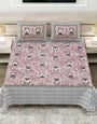 Jaipuri Printed King Size Double Bed Bedsheet with Pillow Covers