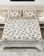 Jaipuri Printed King Size Double Bed Bedsheet with Pillow Covers