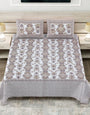 Jaipuri Printed King Size Double Bed Bedsheet with Pillow Covers
