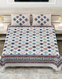 Jaipuri Printed King Size Double Bed Bedsheet with Pillow Covers